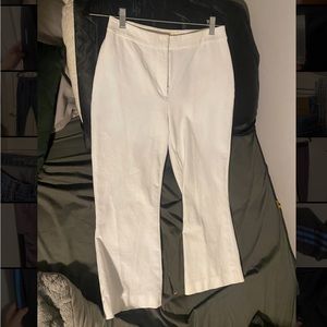 Kate Spade wide leg white pants